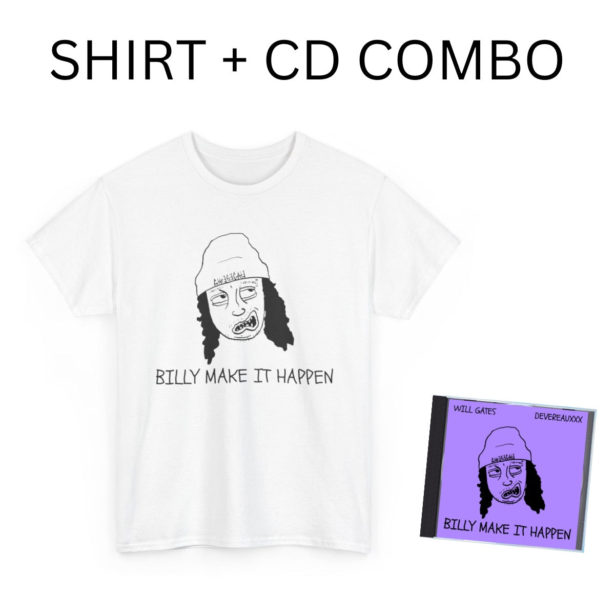 BILLY MAKE IT HAPPEN (Shirt + CD combo)